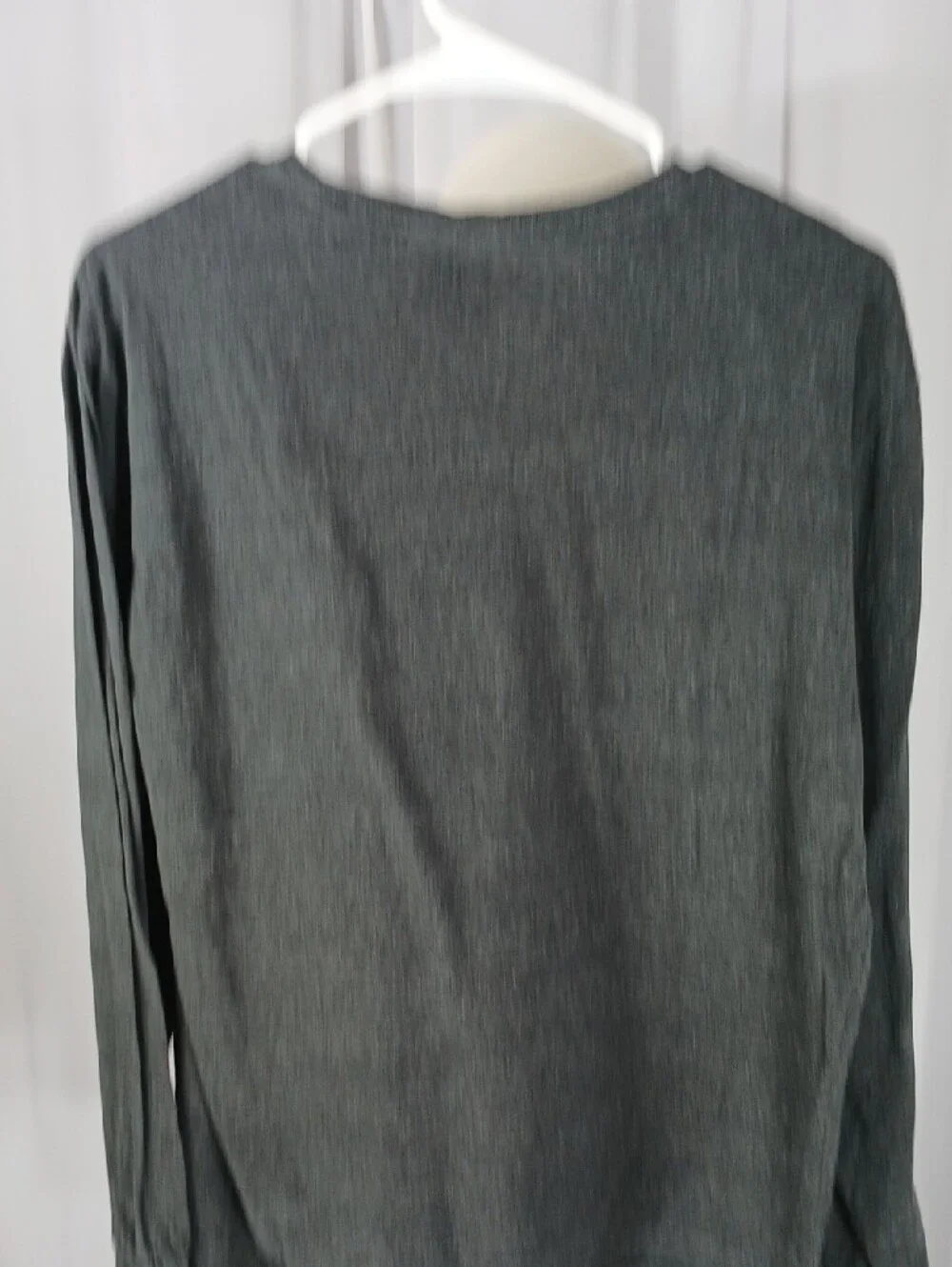 Polo by Ralph Lauren Charcoal Heather Long-Sleeve Crew Tee with Maroon Pony